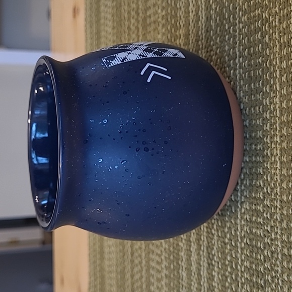 Threshold Stoneware K Letter Coffee Tea Mug Cup Navy Blue - Picture 5 of 9